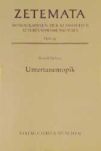 Cover: Vielberg, Meinolf, Untertanentopik