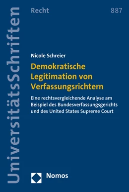 Abbildung von Schreier | Demokratische Legitimation von Verfassungsrichtern | 1. Auflage | 2016 | 887 | beck-shop.de
