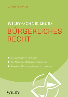 Abbildung von Tillmann | Schnellkurs Bürgerliches Recht | 1. Auflage | 2017 | beck-shop.de