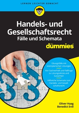 Abbildung von Haag / Erdl | Handels- und Gesellschaftsrecht Fälle und Schemata für Dummies | 1. Auflage | 2016 | beck-shop.de