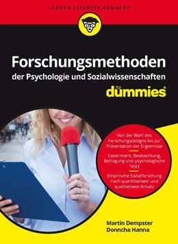 Abbildung von Dempster / Hanna | Forschungsmethoden der Psychologie und Sozialwissenschaften für Dummies | 1. Auflage | 2017 | beck-shop.de