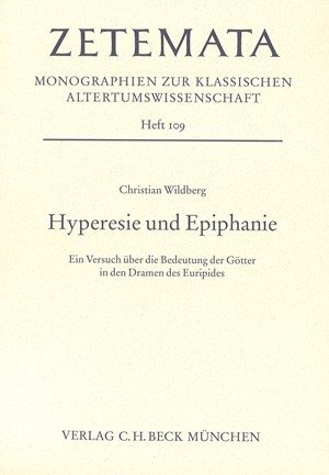 Cover: Christian Wildberg, Hyperesie und Epiphanie