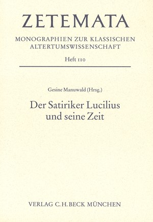 Cover: , Der Satiriker Lucilius und seine Zeit