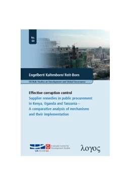 Abbildung von Engelbert / Kaltenborn | Effective corruption control | 1. Auflage | 2016 | 68 | beck-shop.de