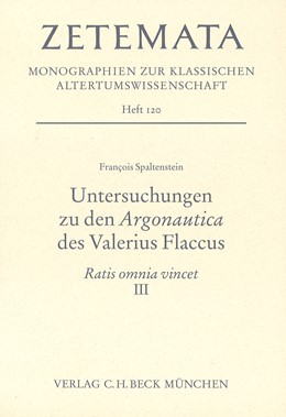 Cover: Spaltenstein, François, Untersuchungen zu den Argonautica des Valerius Flaccus