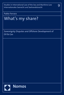 Abbildung von Ferrara | Sovereignty Disputes and Offshore Development of Oil and Gas | 1. Auflage | 2016 | 9 | beck-shop.de