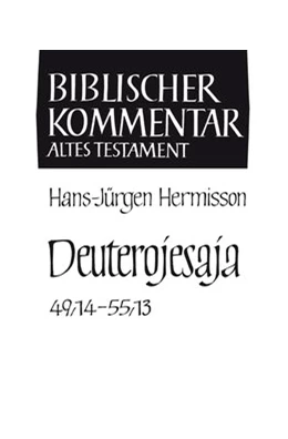 Abbildung von Hermisson | Deuterojesaja (Jes 49,14-55,13) | 1. Auflage | 2016 | beck-shop.de