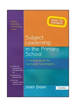 Abbildung von Dean | Subject Leadership in the Primary School | 1. Auflage | 2016 | beck-shop.de