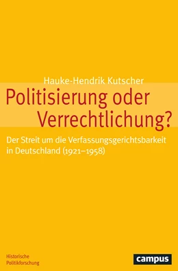 Abbildung von Kutscher | Politisierung oder Verrechtlichung? | 1. Auflage | 2016 | beck-shop.de