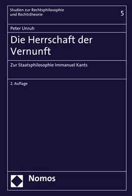 Abbildung von Unruh | Die Herrschaft der Vernunft | 2. Auflage | 2017 | Band 5 | beck-shop.de