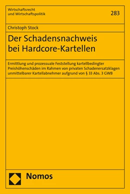 Abbildung von Stock | Der Schadensnachweis bei Hardcore-Kartellen | 1. Auflage | 2016 | 283 | beck-shop.de