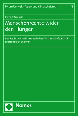 Abbildung von Kommer | Menschenrechte wider den Hunger | 1. Auflage | 2016 | beck-shop.de