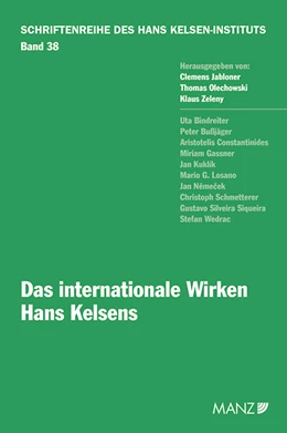Abbildung von Jabloner / Olechowski | Das internationale Wirken Hans Kelsens | 1. Auflage | 2016 | 38 | beck-shop.de