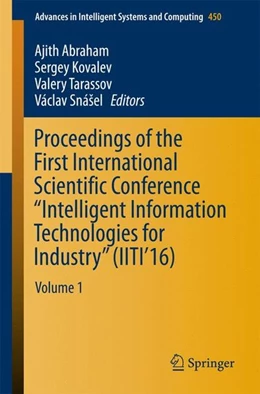 Abbildung von Abraham / Kovalev | Proceedings of the First International Scientific Conference 