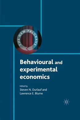 Abbildung von Durlauf / Blume | Behavioural and Experimental Economics | 1. Auflage | 2016 | beck-shop.de