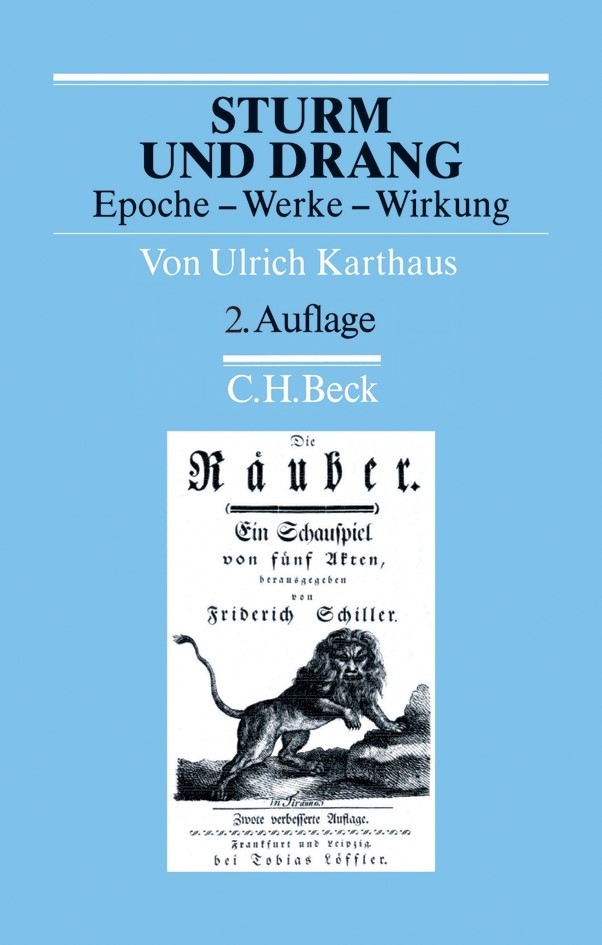 Cover: Karthaus, Ulrich, Sturm und Drang