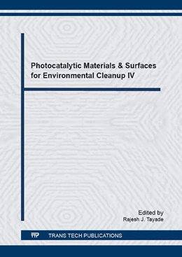 Abbildung von Tayade | Photocatalytic Materials & Surfaces for Environmental Cleanup IV | 1. Auflage | 2016 | beck-shop.de