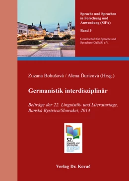 Abbildung von Bohušová / Duricová | Germanistik interdisziplinär | 1. Auflage | 2016 | 3 | beck-shop.de