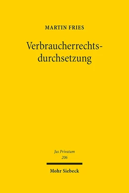 Abbildung von Fries | Verbraucherrechtsdurchsetzung | 1. Auflage | 2016 | 206 | beck-shop.de