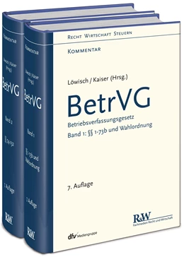 Abbildung von Löwisch / Kaiser | BetrVG - Betriebsverfassungsgesetz | 7. Auflage | 2020 | beck-shop.de