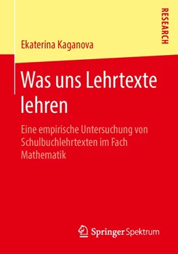 Abbildung von Kaganova | Was uns Lehrtexte lehren | 1. Auflage | 2016 | beck-shop.de