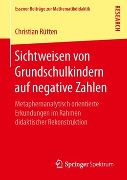 Abbildung von Rütten | Sichtweisen von Grundschulkindern auf negative Zahlen | 1. Auflage | 2016 | beck-shop.de