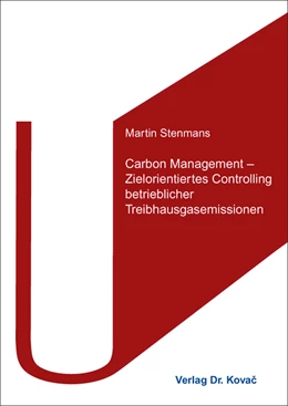 Abbildung von Stenmans | Carbon Management – Zielorientiertes Controlling betrieblicher Treibhausgasemissionen | 1. Auflage | 2016 | 147 | beck-shop.de