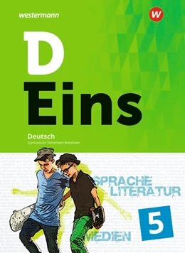 Abbildung von D Eins - Deutsch 5. Schülerband (inkl. Medienpool). Gymnasien. Nordrhein-Westfalen | 1. Auflage | 2019 | beck-shop.de