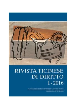 Abbildung von Rivista ticinese di diritto: RtiD: I - 2016 | 1. Auflage | 2016 | beck-shop.de