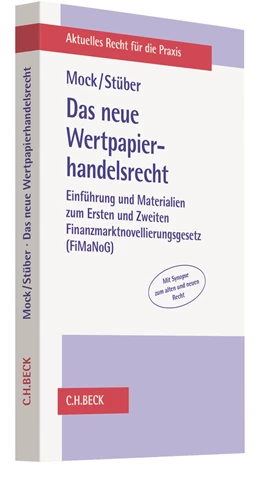 Abbildung von Mock / Stüber | Das neue Wertpapierhandelsrecht | 1. Auflage | 2018 | beck-shop.de