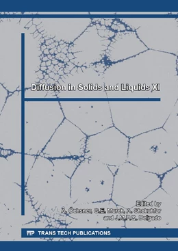 Abbildung von ?chsner / Murch | Diffusion in Solids and Liquids XI | 1. Auflage | 2016 | Volume 369 | beck-shop.de