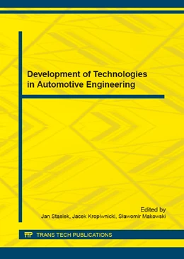 Abbildung von Stasiek / Kropiwnicki | Development of Technologies in Automotive Engineering | 1. Auflage | 2016 | beck-shop.de