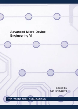 Abbildung von Kasuya | Advanced Micro-Device Engineering VI | 1. Auflage | 2016 | beck-shop.de