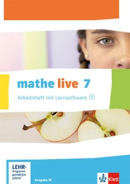 Abbildung von mathe live. Arbeitsheft mit Lösungsheft 7. Schuljahr. Ausgabe W | 1. Auflage | 2016 | beck-shop.de