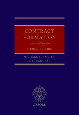 Abbildung von Furmston / Tolhurst | Contract Formation | 2. Auflage | 2016 | beck-shop.de