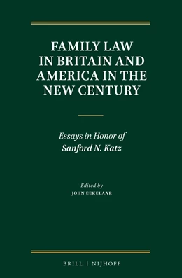 Abbildung von Eekelaar | Family Law in Britain and America in the New Century | 1. Auflage | 2016 | beck-shop.de