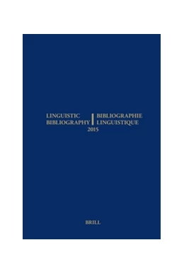 Abbildung von Aarssen / Bobyleva | Linguistic Bibliography for the Year 2015 / / Bibliographie Linguistique de l’année 2015 | 1. Auflage | 2016 | 2015 | beck-shop.de