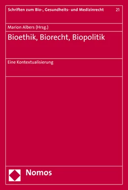 Abbildung von Albers | Bioethik, Biorecht, Biopolitik | 1. Auflage | 2016 | beck-shop.de