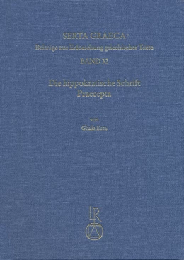 Abbildung von Ecca | Die hippokratische Schrift Praecepta | 1. Auflage | 2016 | 32 | beck-shop.de