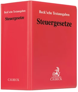 Abbildung von Steuergesetze Hauptordner 86 mm • 1 Ersatzordner (leer) | 1. Auflage | | beck-shop.de
