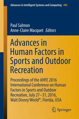 Abbildung von Salmon / Macquet | Advances in Human Factors in Sports and Outdoor Recreation | 1. Auflage | 2016 | beck-shop.de