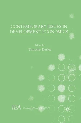 Abbildung von Besley | Contemporary Issues in Development Economics | 1. Auflage | 2016 | beck-shop.de