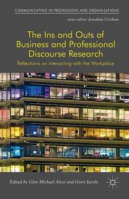 Abbildung von Alessi / Jacobs | The Ins and Outs of Business and Professional Discourse Research | 1. Auflage | 2015 | beck-shop.de