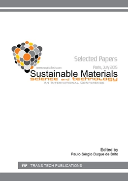 Abbildung von de Brito | Sustainable Materials Science and Technology | 1. Auflage | 2016 | Volume 1139 | beck-shop.de