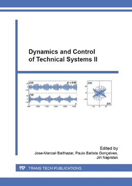 Abbildung von Balthazar / Gon?alves | Dynamics and Control of Technical Systems II | 1. Auflage | 2016 | Volume 849 | beck-shop.de