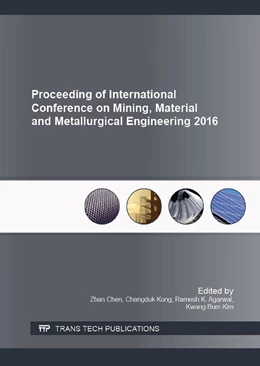 Abbildung von Chen / Kong | Proceeding of International Conference on Mining, Material and Metallurgical Engineering 2016 | 1. Auflage | 2016 | beck-shop.de
