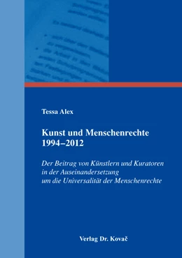 Abbildung von Alex | Kunst und Menschenrechte 1994–2012 | 1. Auflage | 2016 | 61 | beck-shop.de