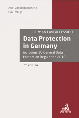 Abbildung von von dem Bussche / Voigt | Data Protection in Germany | 2. Auflage | 2017 | beck-shop.de