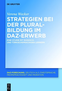 Abbildung von Wecker | Strategien bei der Pluralbildung im DaZ-Erwerb | 1. Auflage | 2016 | beck-shop.de