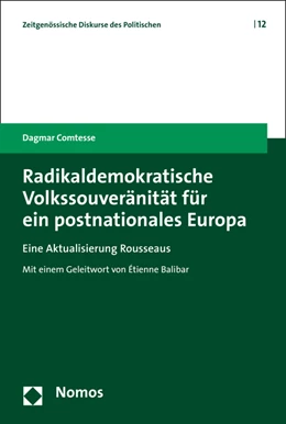 Abbildung von Comtesse | Radikaldemokratische Volkssouveränität für ein postnationales Europa | 1. Auflage | 2016 | beck-shop.de